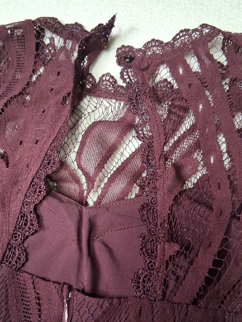 Love Plum Lace Midi Sheath Dress - Picture 11 of 12